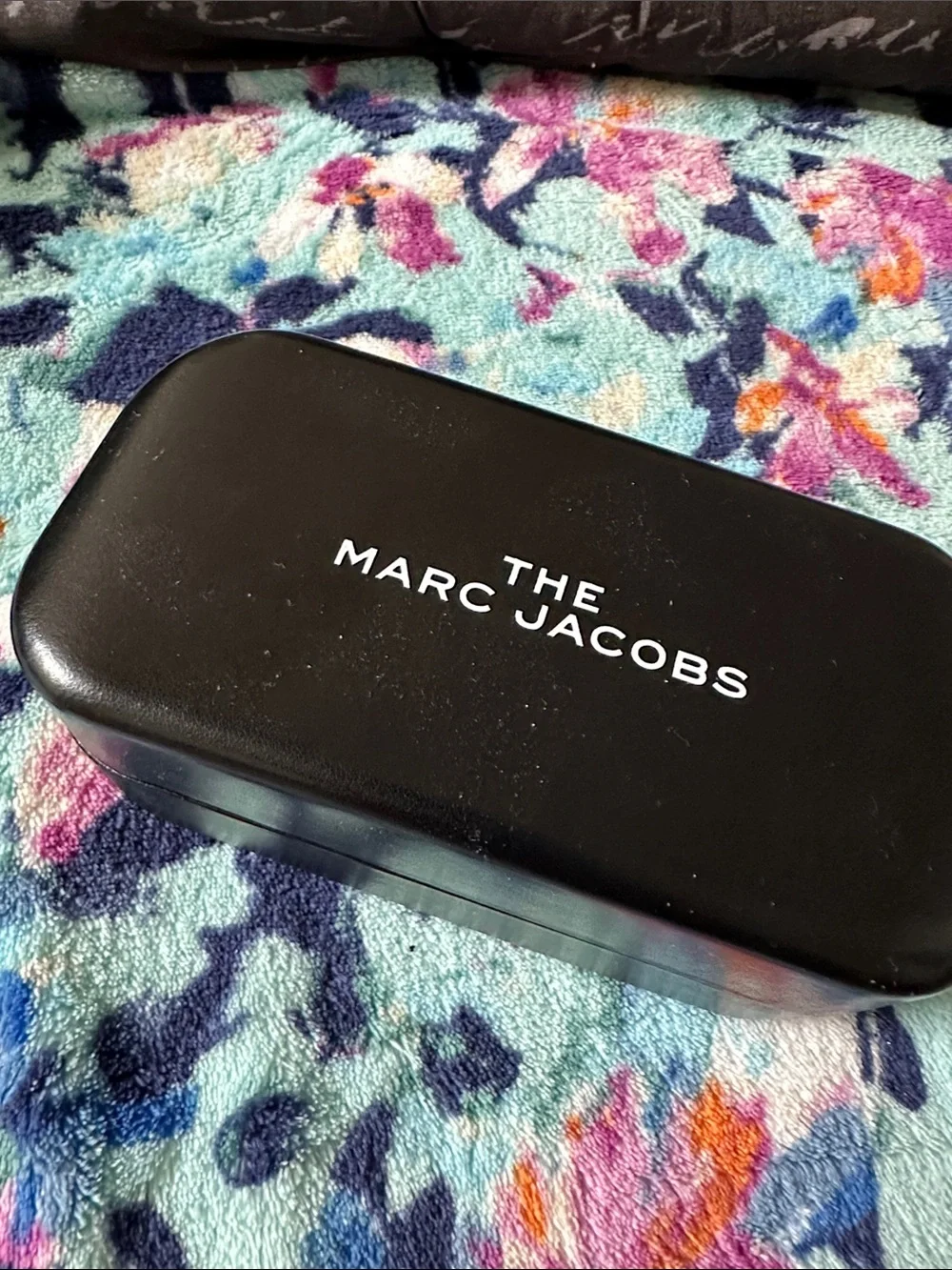 Marc Jacobs Black Rectangular Sunglasses with Case